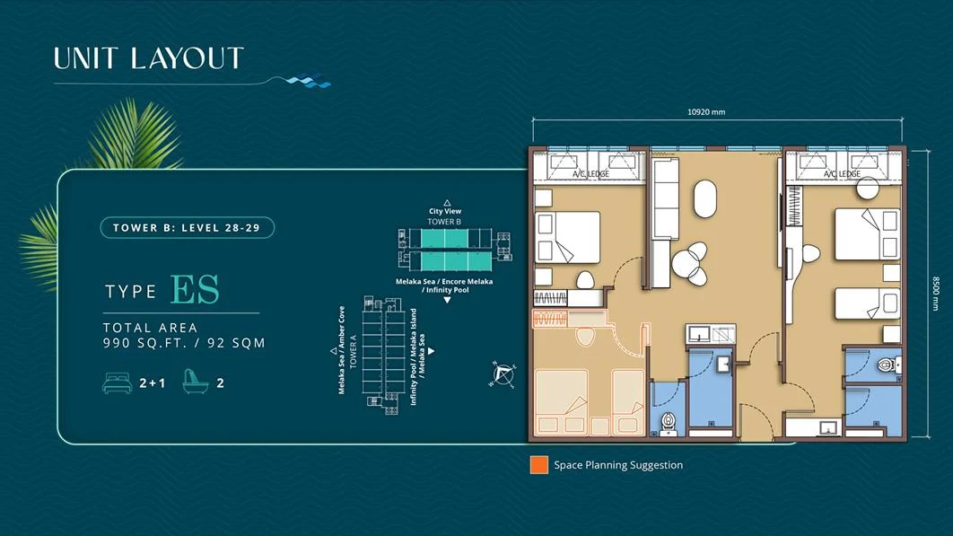Executive Suite floor plan