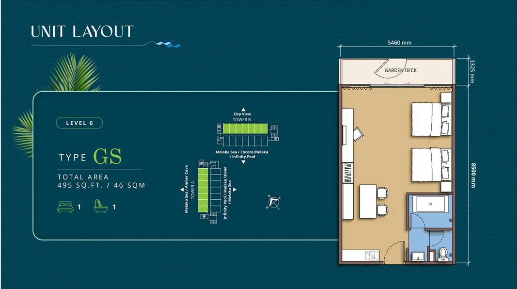 Garden Suite floor plan